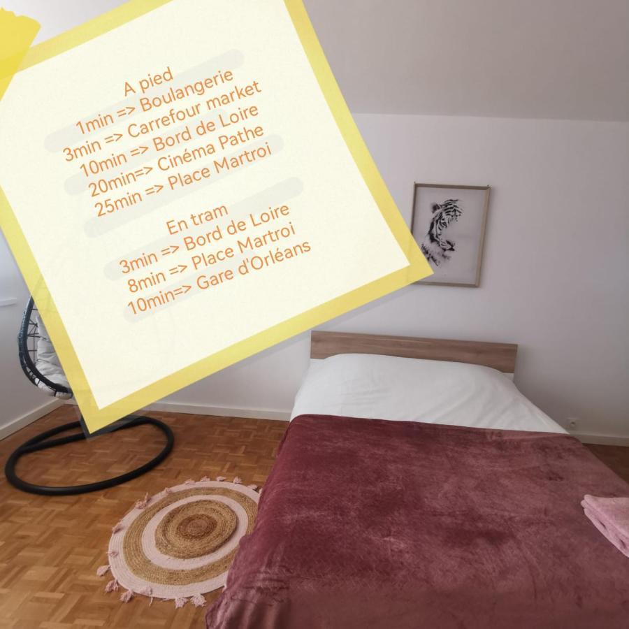 Chambre Cocooning Tout Confort Saint Marceau Orleans Ngoại thất bức ảnh